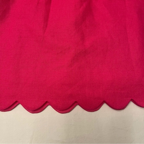 J. Crew Factory Pink Scallop High Waisted Skirt - Picture 10 of 11
